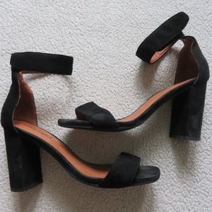 Jeffrey Campbell Black Suede Heels